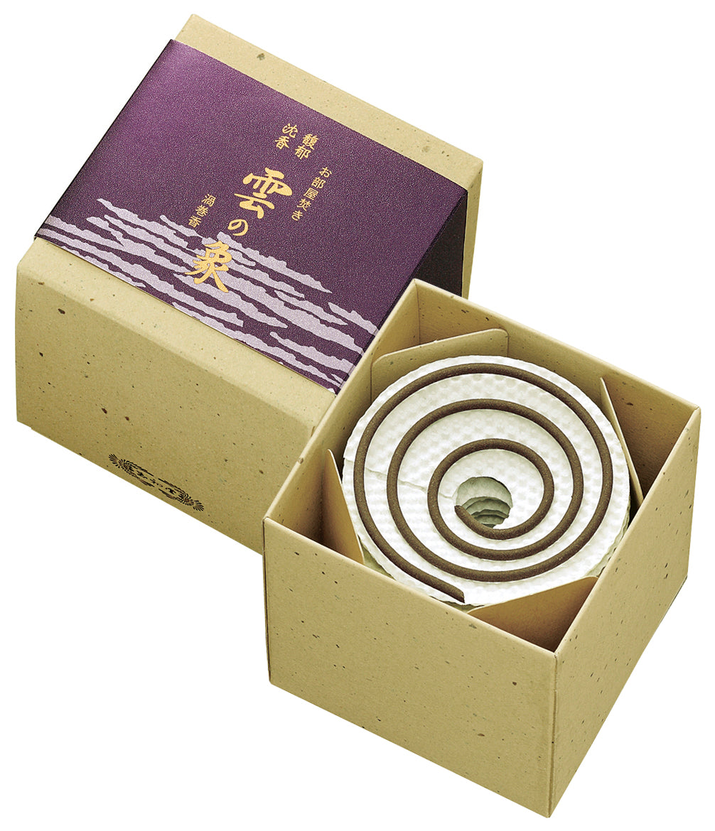 KAORI NO SHO Kumo no Sho Whirlpool Shaped Incense