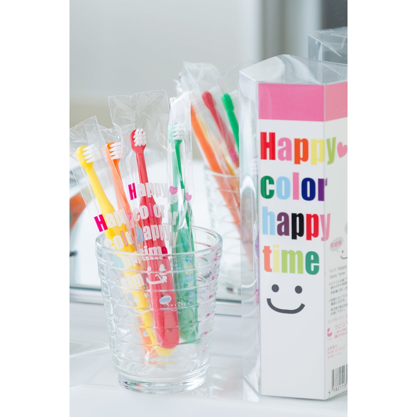 LAPIS Happy Colour Toothbrush for Infant (Pack of 12)