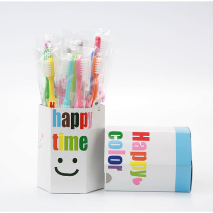 LAPIS Happy Colour Toothbrush for Junior (Pack of 12)